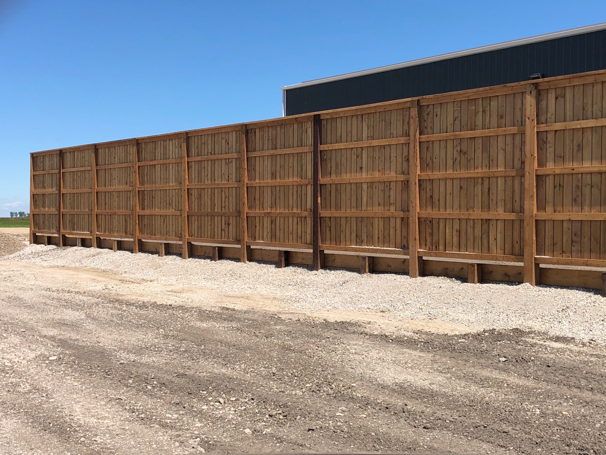 Long fence line view